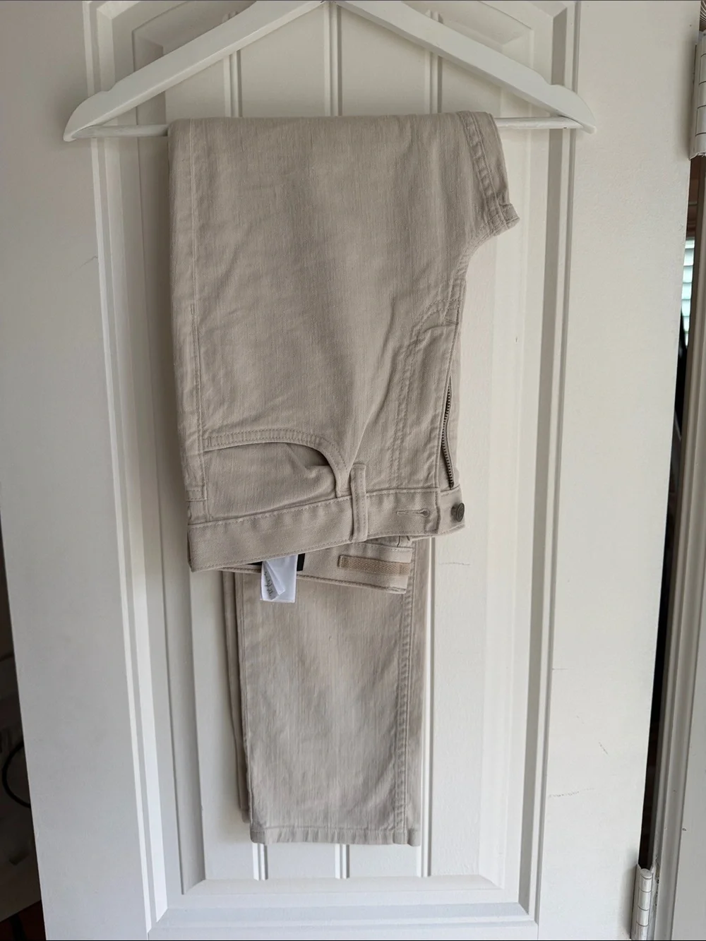 The Traveler Banana Republic Linen Beige Slim Pants